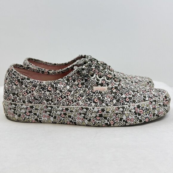 Vans Unisex Multicolor Floral Canvas Sneakers Lace Up Low Top 721356 Sz 6.5M/8W - Picture 4 of 13